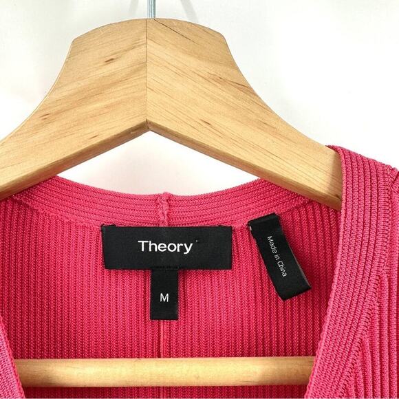 Theory Textured Shell Blouse Sz M - Picture 5 of 8